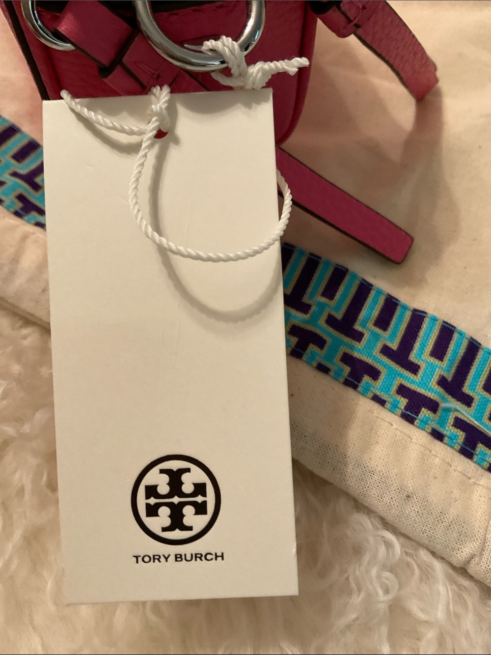 Tory Burch Pink Crossbody Camera Bag NWT - Picture 6 of 12
